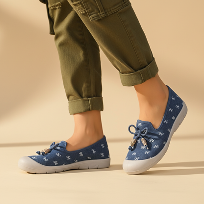 Women's Canvas Slip On Casual Shoes - Vonnera