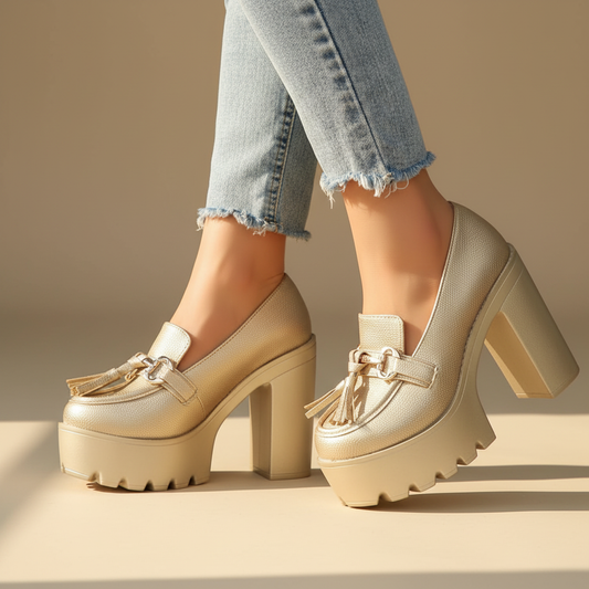 Women's Savina Platform Block Heels - Vonnera