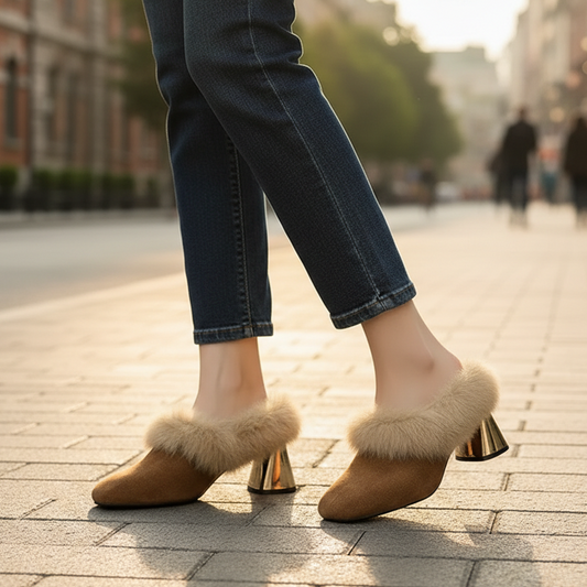 Whisper Fur Women's Mule Shoes - Vonnera