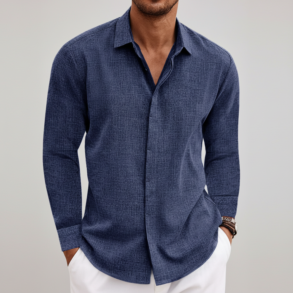 Men's Collared Full Sleeve Shirt
