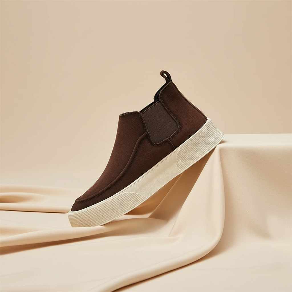 Men's Suede Chelsea Boots