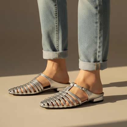 Women's Summer Buckle Flat Shoes