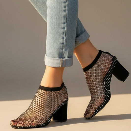 Women's Rhinestone Summer Heels - Vonnera
