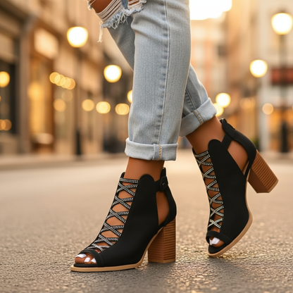 Women's Comfy Block Heel Shoes