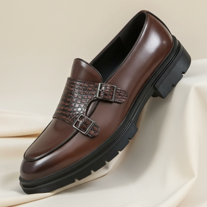 Hollis Men's Leather Dress Loafers - Vonnera