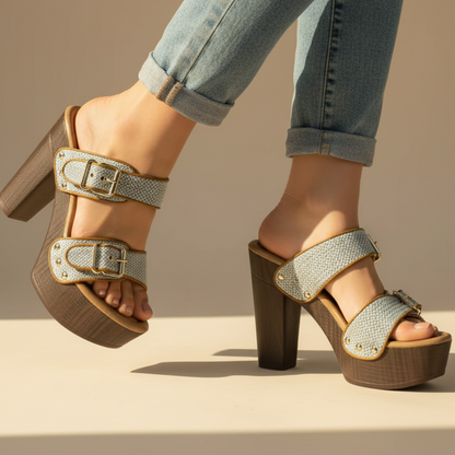 Women's High Heels Buckle Comfortable