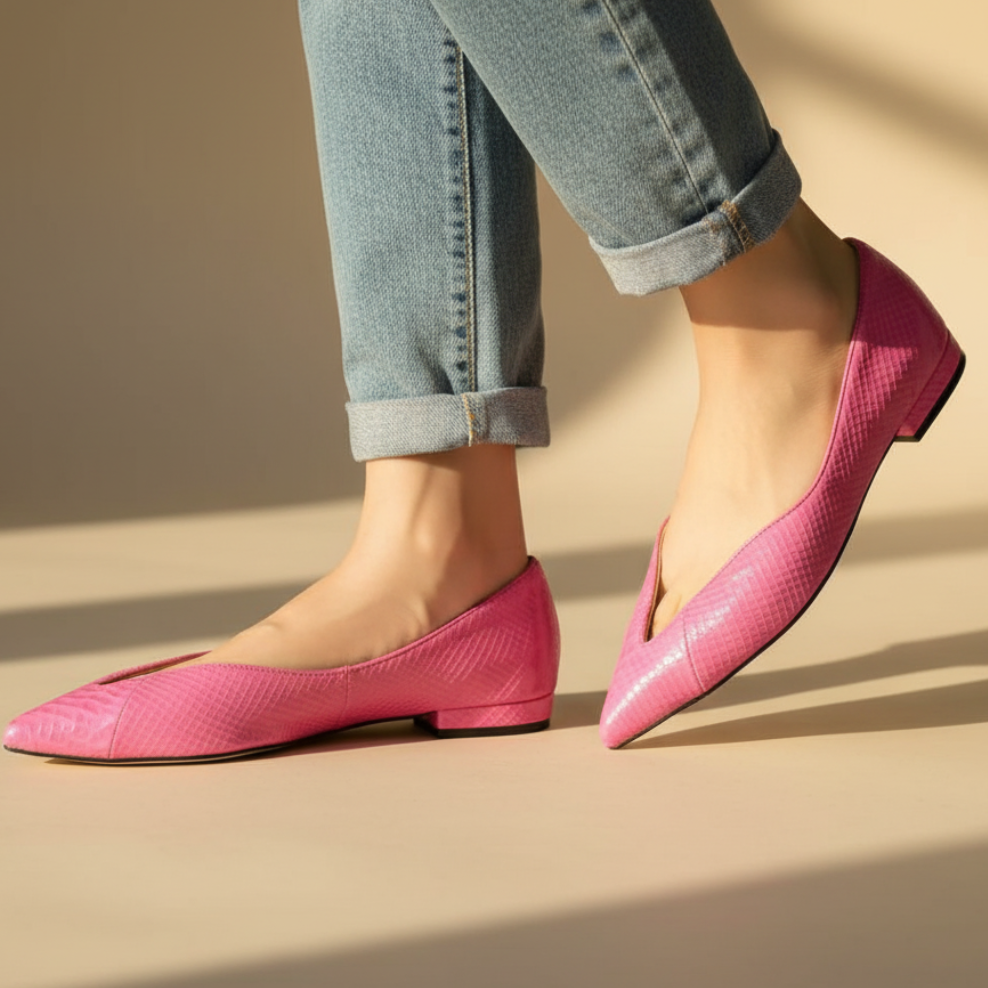 Women's Pointed Toe Ballet Flats - Vonnera