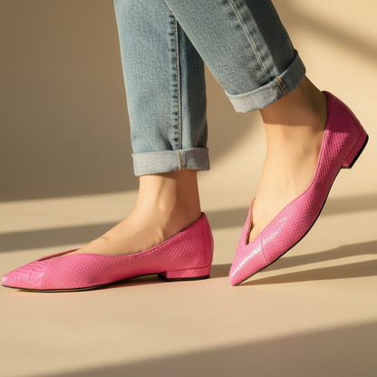 Women's Pointed Toe Ballet Flats - Vonnera
