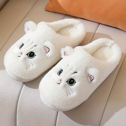 Cozy Cat Slippers Warm Fleece - Vonnera