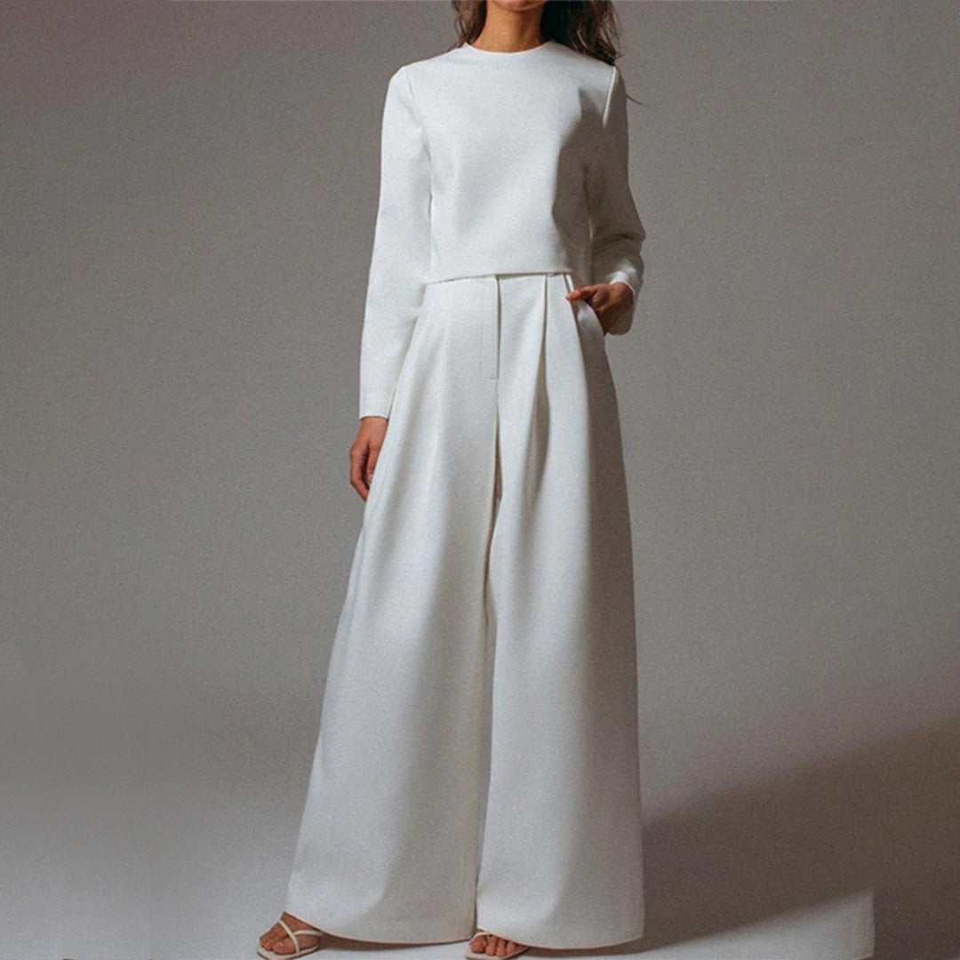 Women's Two-Piece Palazzo Pants Set