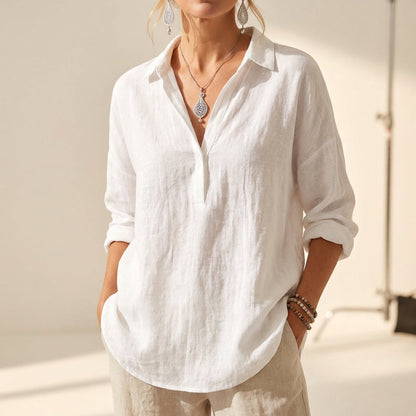 Men's Relaxed Fit Long Sleeve Shirt Casual Summer - Vonnera