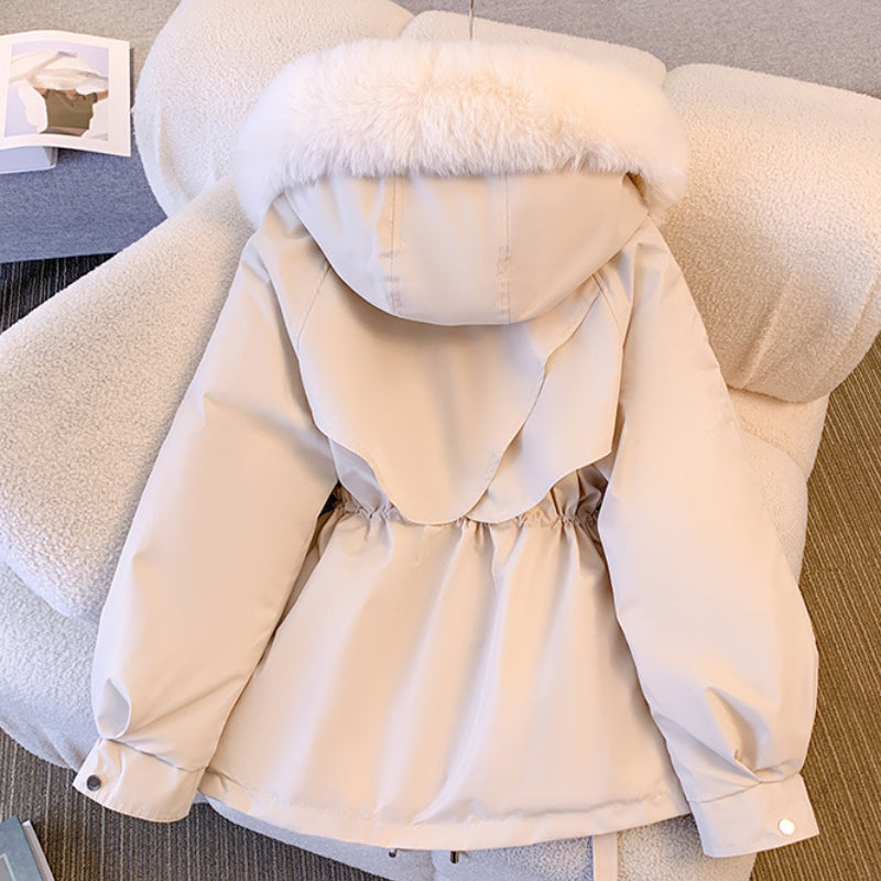 Women's Fur Trimmed Winter Coat