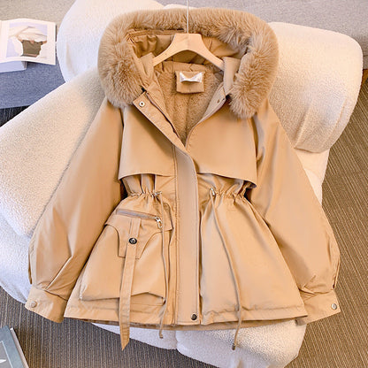 Women's Hooded Drawstring Jacket
