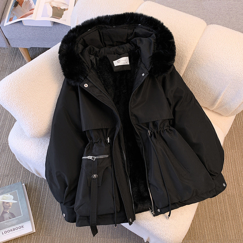 Women's Hooded Drawstring Jacket