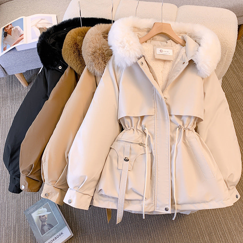Women's Fur Trimmed Winter Coat - Vonnera