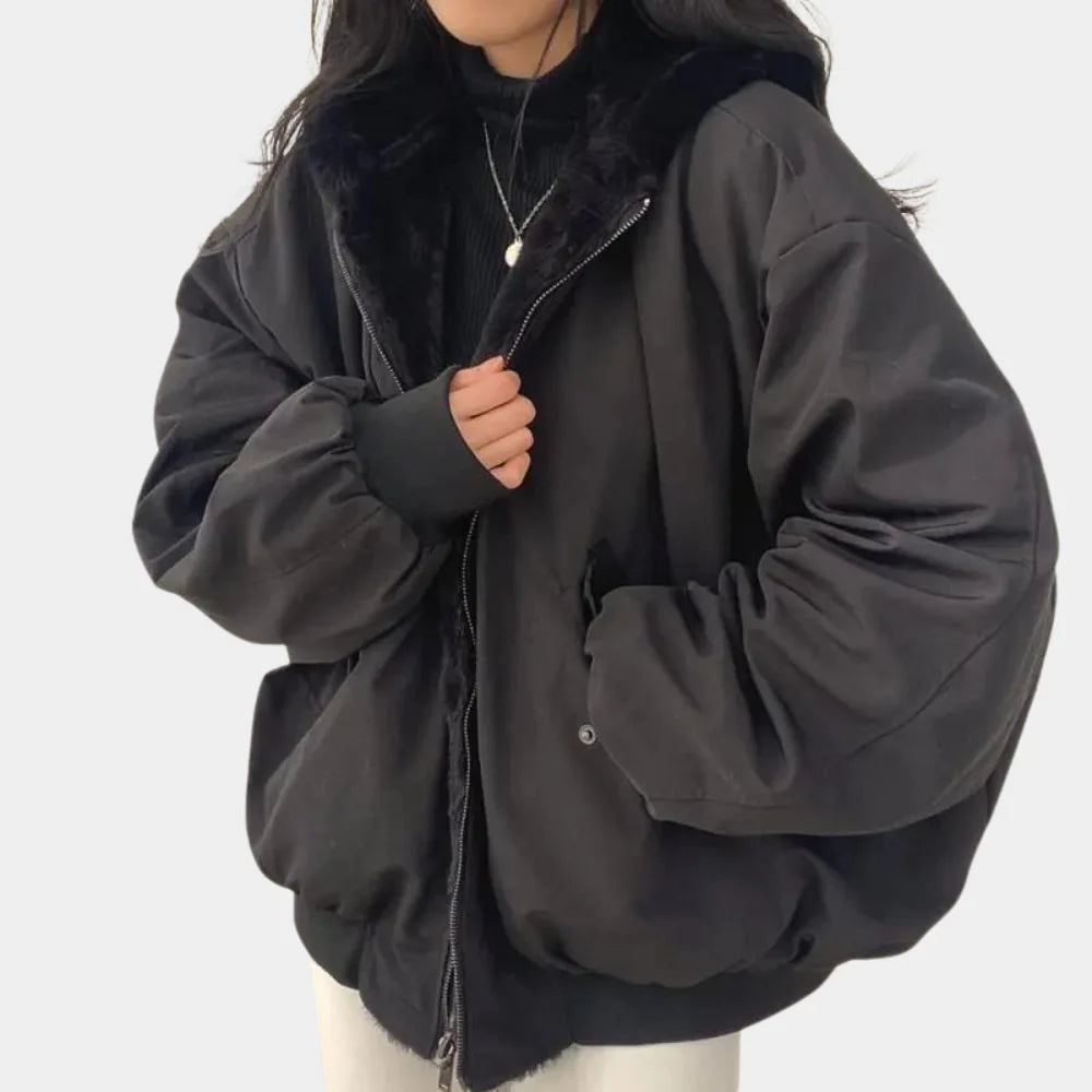 Women's 2-In-1 Winter Parka Coat With Hood