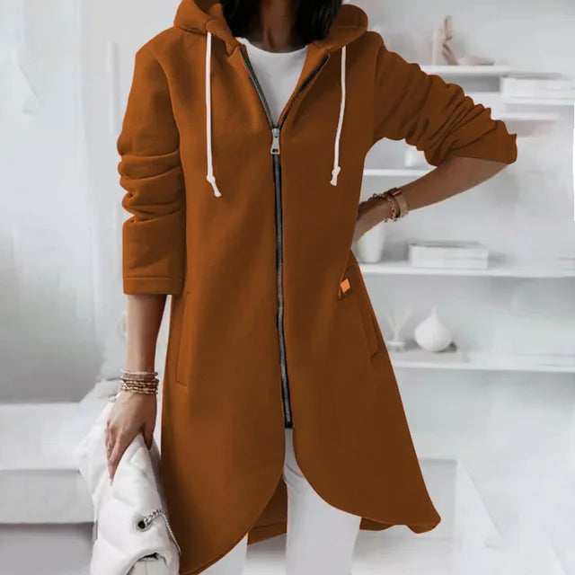 Women's Hooded Jacket Soft Fleece