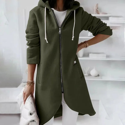 Women's Hooded Jacket Soft Fleece