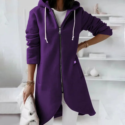 Women's Hooded Jacket Soft Fleece