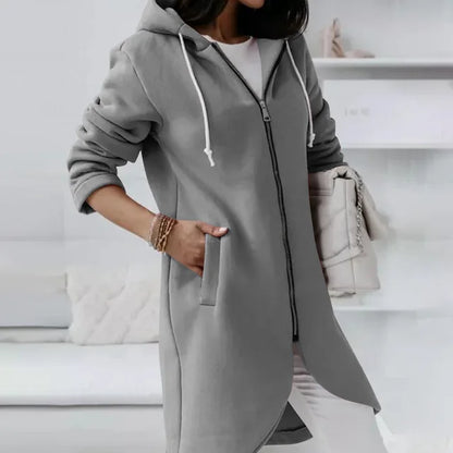 Women's Hooded Jacket Soft Fleece