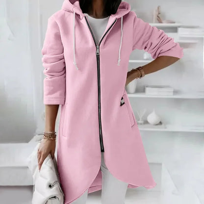 Women's Hooded Jacket Soft Fleece