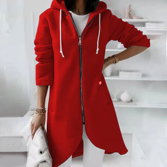 Women's Hooded Jacket Soft Fleece