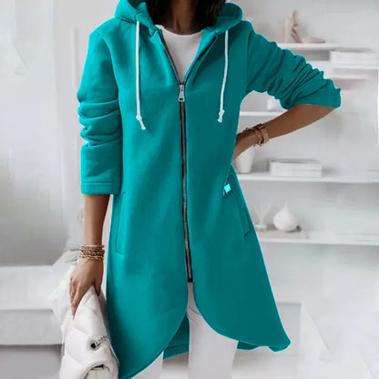 Women's Hooded Jacket Soft Fleece