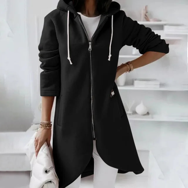 Women's Hooded Jacket Soft Fleece - Vonnera