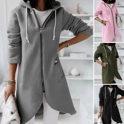 Women's Hooded Jacket Soft Fleece