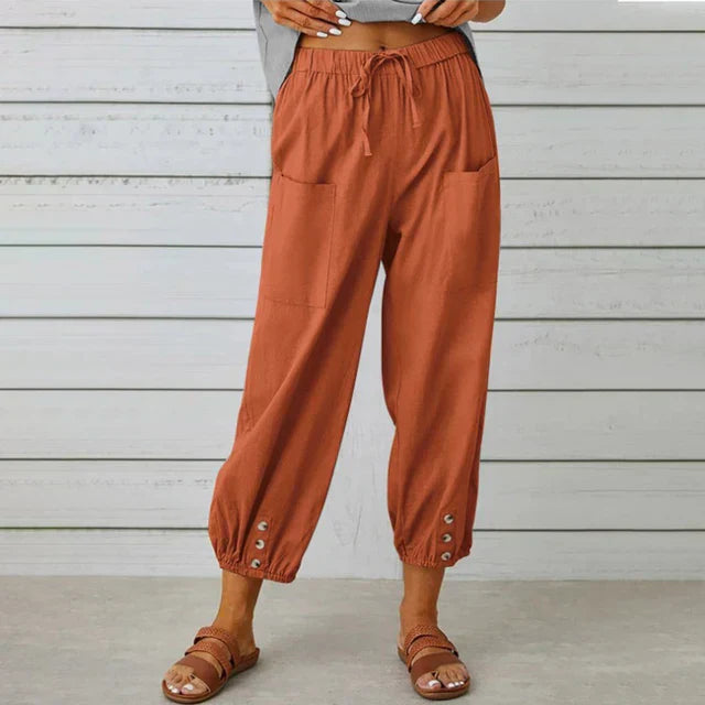 Women's Elastic Drawstring Pants