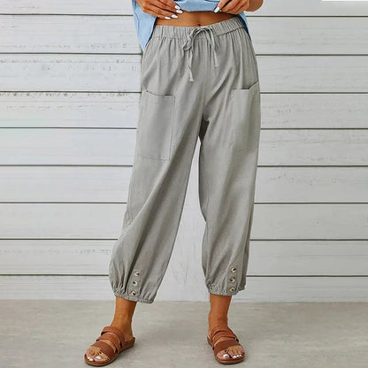 Women's Elastic Drawstring Pants