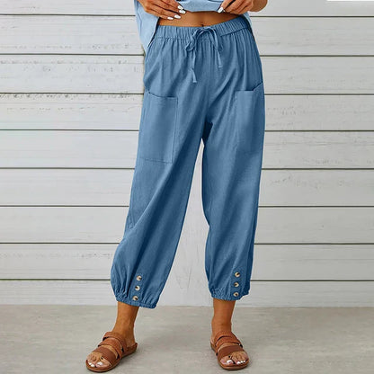 Women's Elastic Drawstring Pants