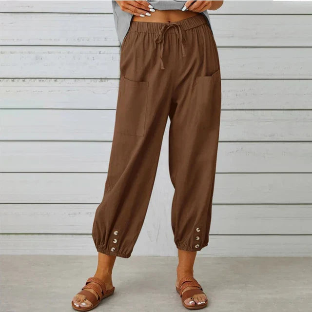 Women's Elastic Drawstring Pants