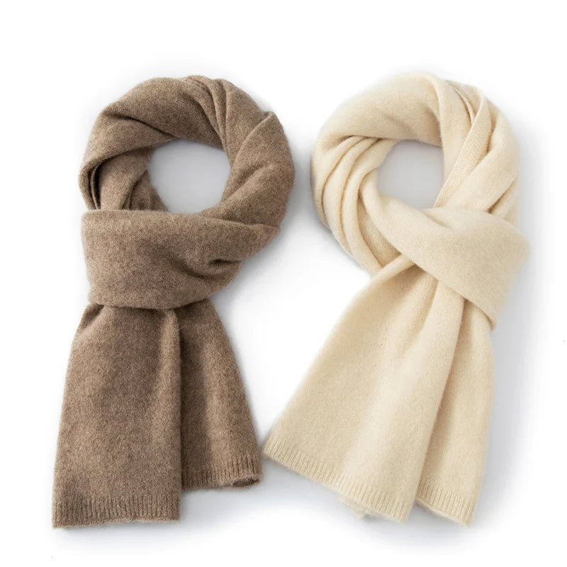 Women's Cashmere Winter Scarf Soft Warm Beige - Vonnera