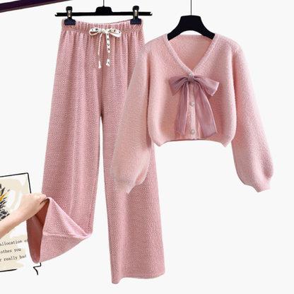 Women's 2-Piece Cardigan Set Trousers