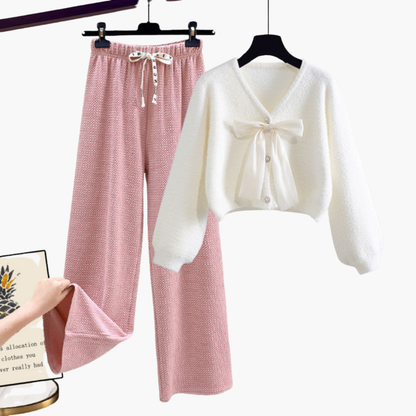 Women's 2-Piece Cardigan Set Trousers
