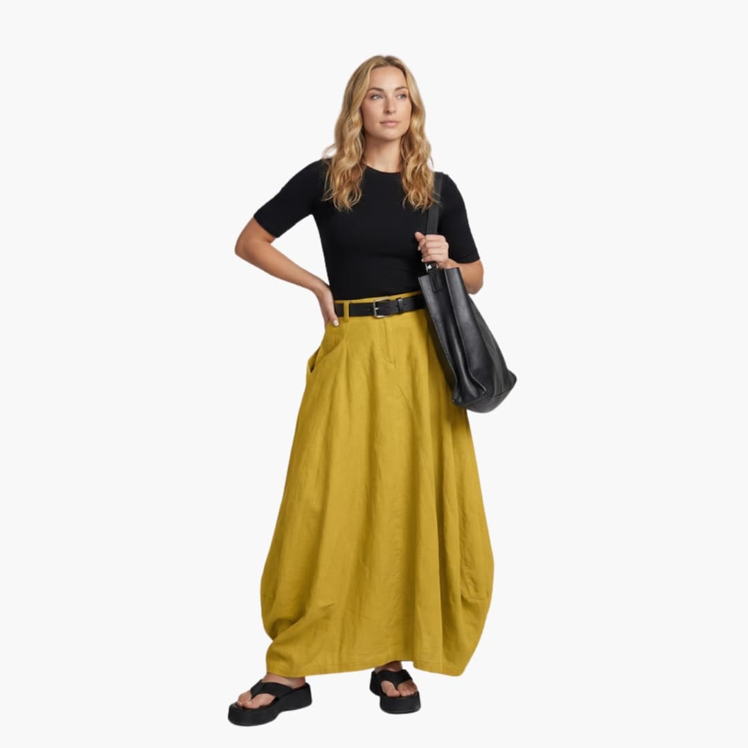 Women's A-Line Skirt Elastic Waistband - Vonnera
