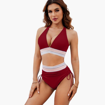 Women's Adjustable 2-Piece Tie Side Bikini Set