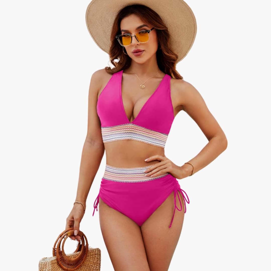 Women's Adjustable 2-Piece Tie Side Bikini Set