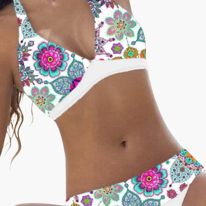 Women's Halter Bikini Set Adjustable Backless