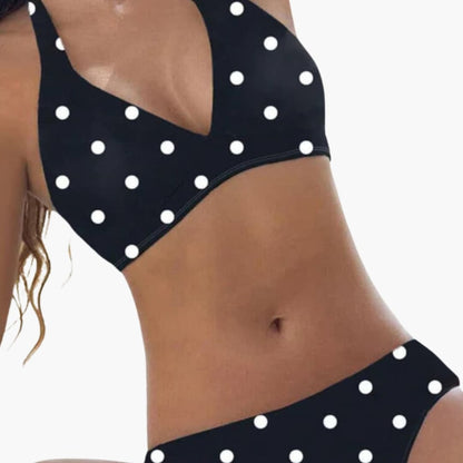 Women's Halter Bikini Set Adjustable Backless