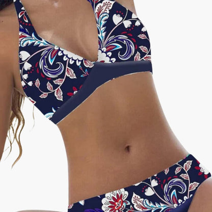 Women's Halter Bikini Set Adjustable Backless