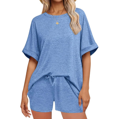 Women's Two-Piece Set Batwing and Shorts