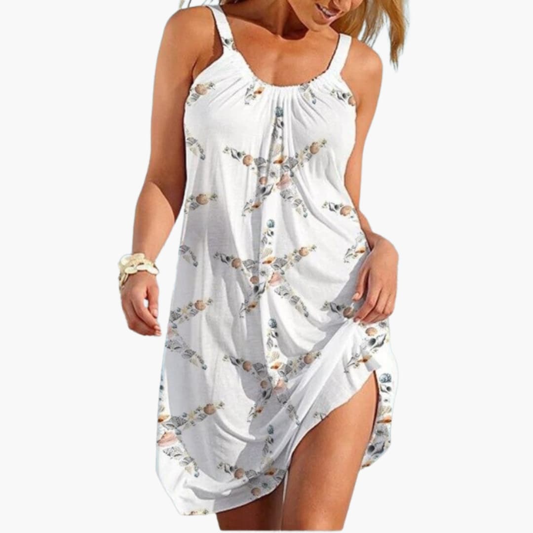 Women's Sleeveless Beach Dress Knee Length - Vonnera