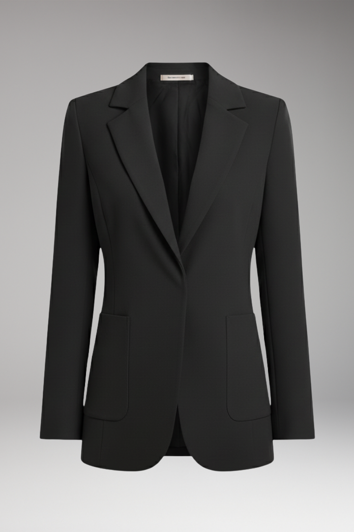 Women's Open Front Blazer Lapel Collar - Vonnera