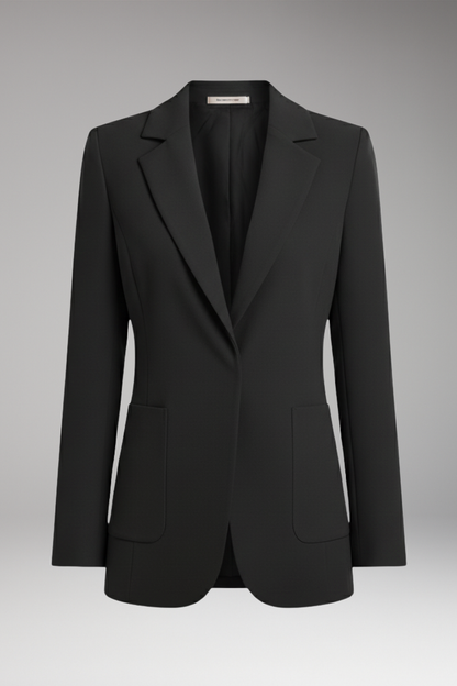 Women's Open Front Blazer Lapel Collar - Vonnera