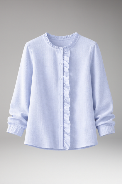 Women's Round Neck Blouse - Vonnera
