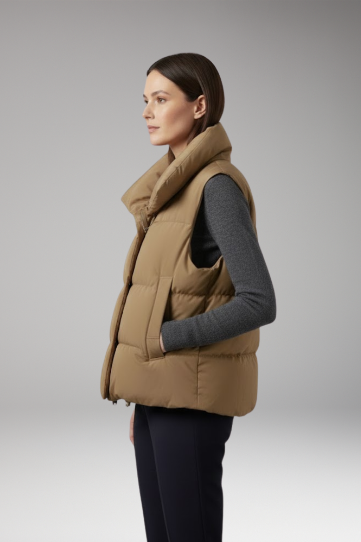 Women's Body Warmer Large Pockets Versatile Design