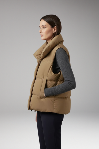 Women's Body Warmer Large Pockets Versatile Design