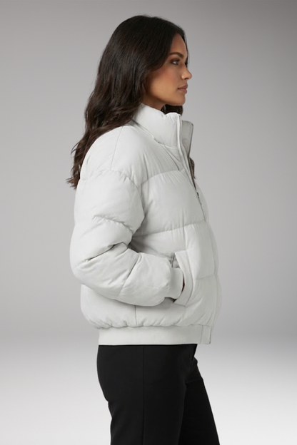 Women's Bomber Jacket Detachable Hood Waterproof